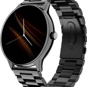 Noise Crew Go with 1.39" Display, BT Calling with Metal Strap and 7 Days Battery Life Smartwatch (Elite Black Strap, Regular)